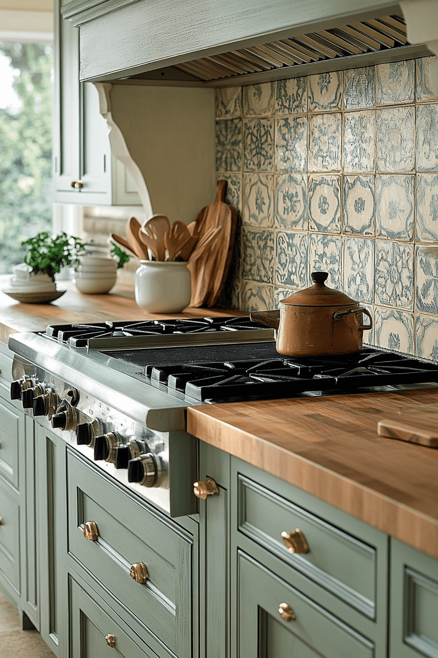 vintage kitchen cabinets