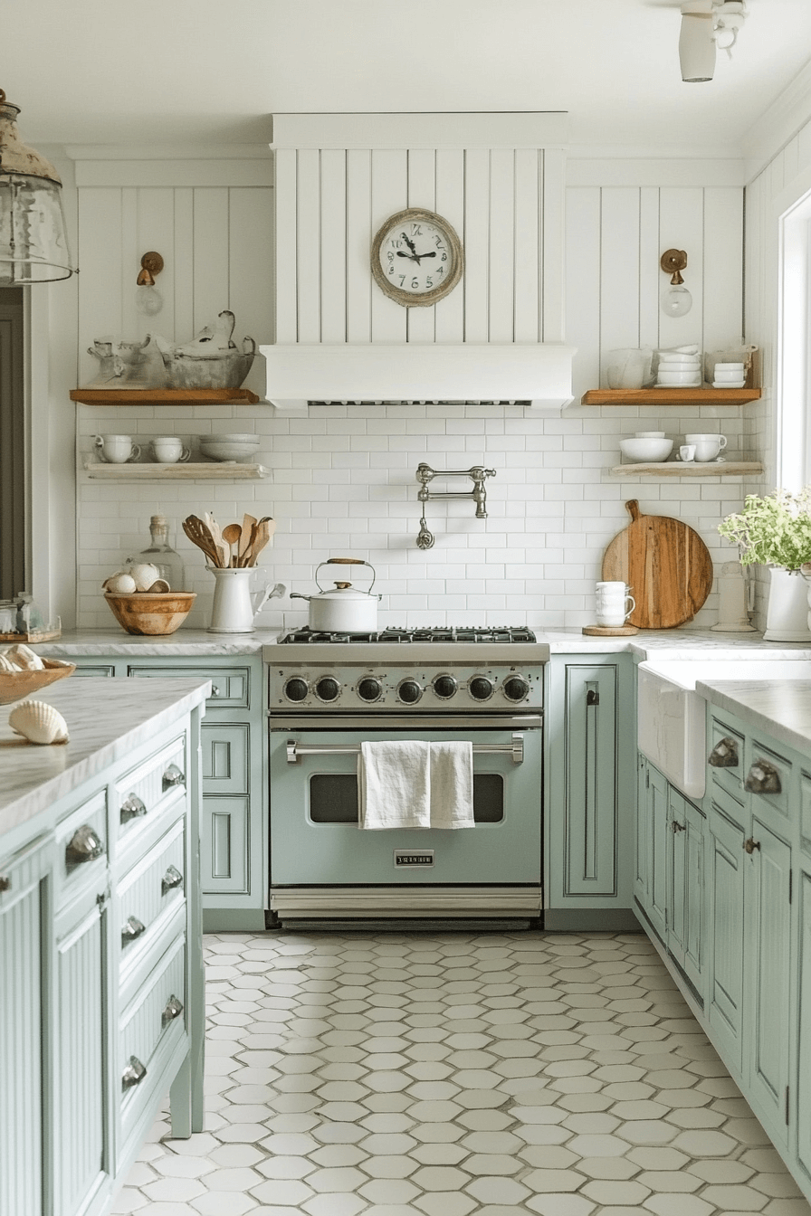 vintage kitchen cabinets