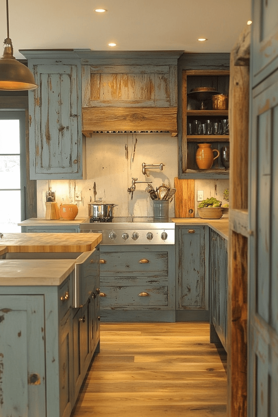 vintage kitchen cabinets
