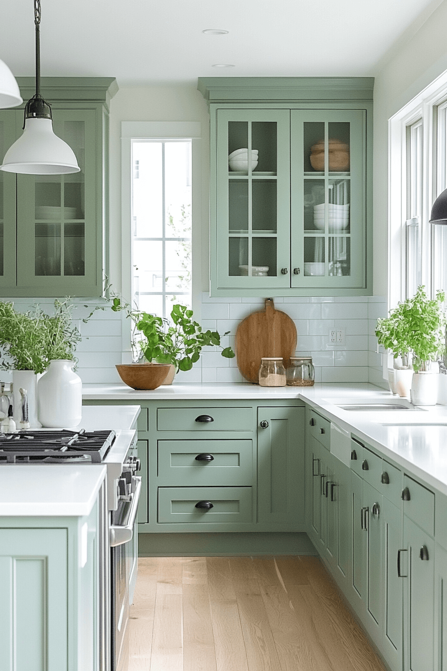 vintage kitchen cabinets