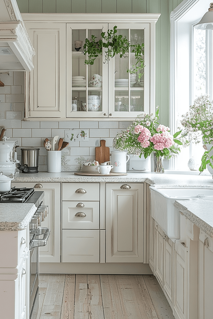 vintage kitchen cabinets