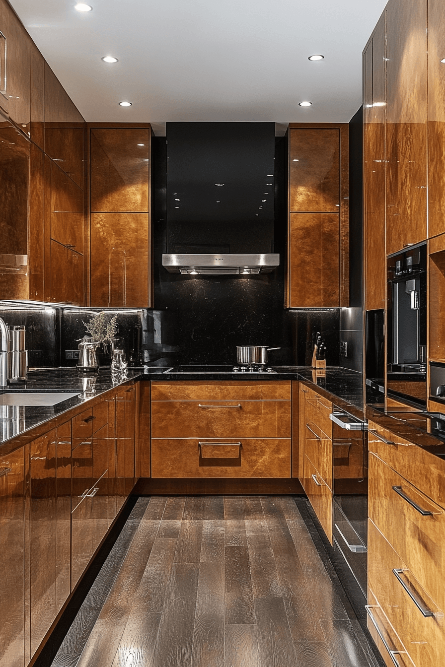 light brown cabinets kitchen