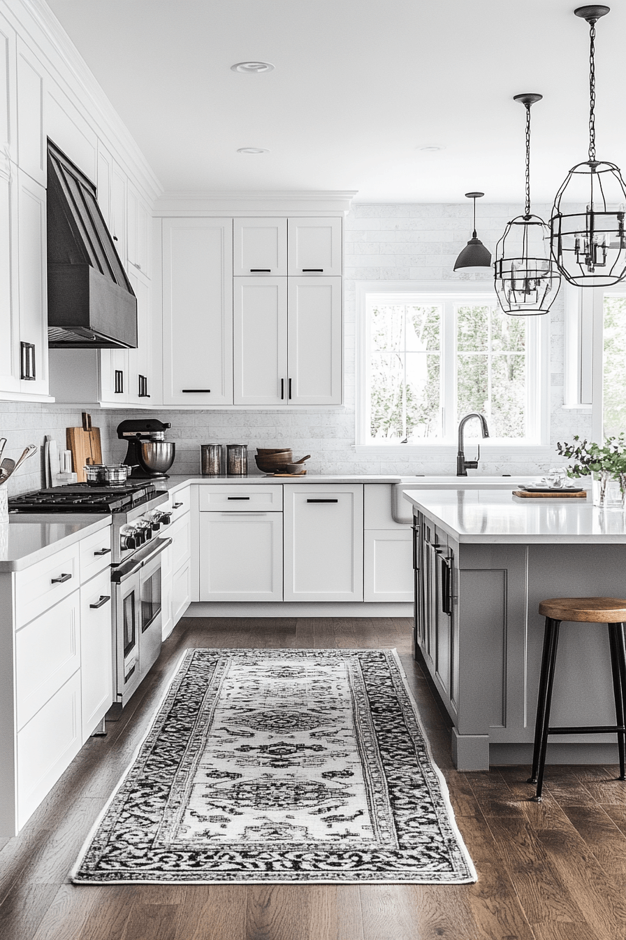blue grey kitchen cabinets