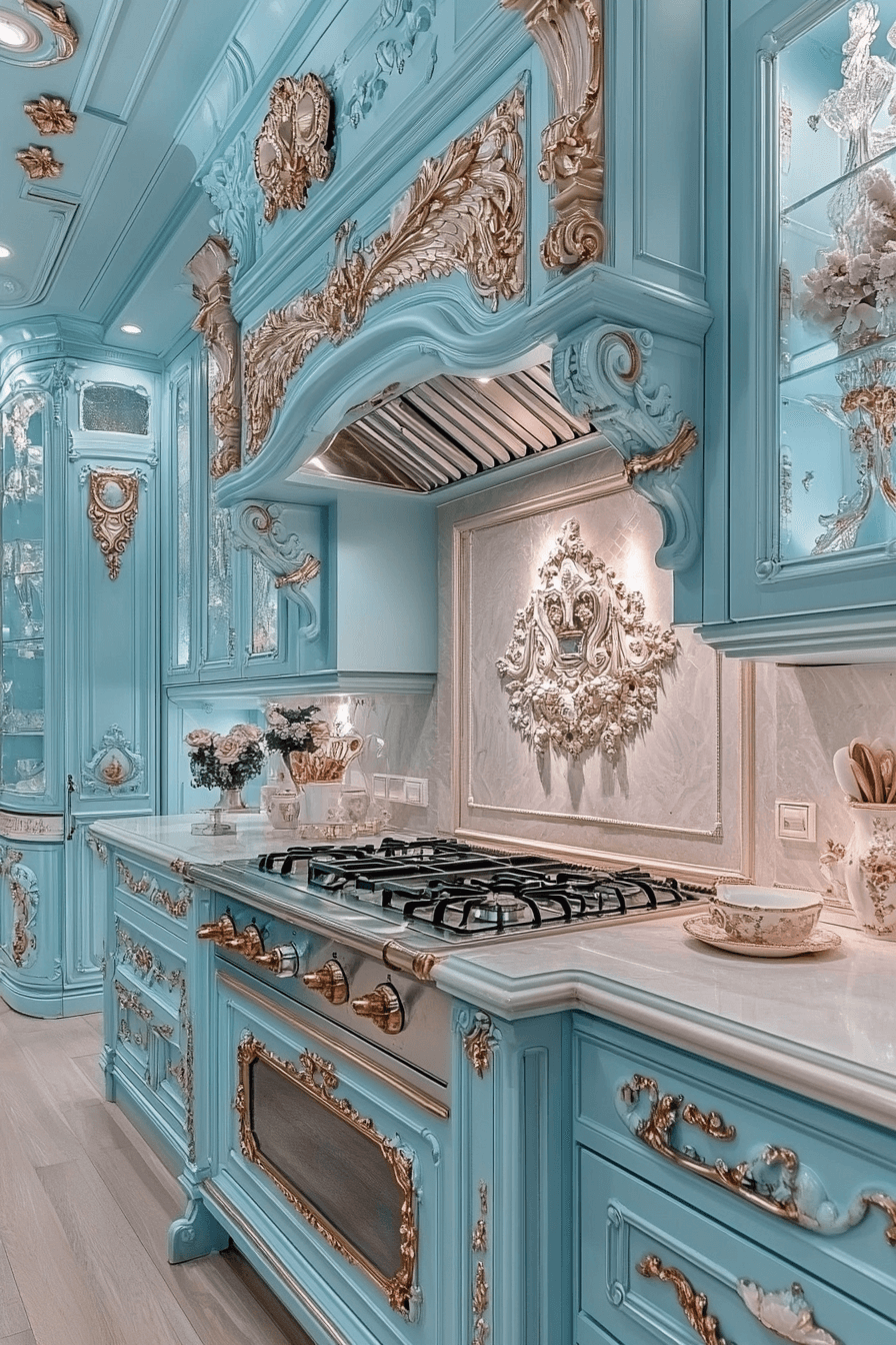 vintage kitchen cabinets