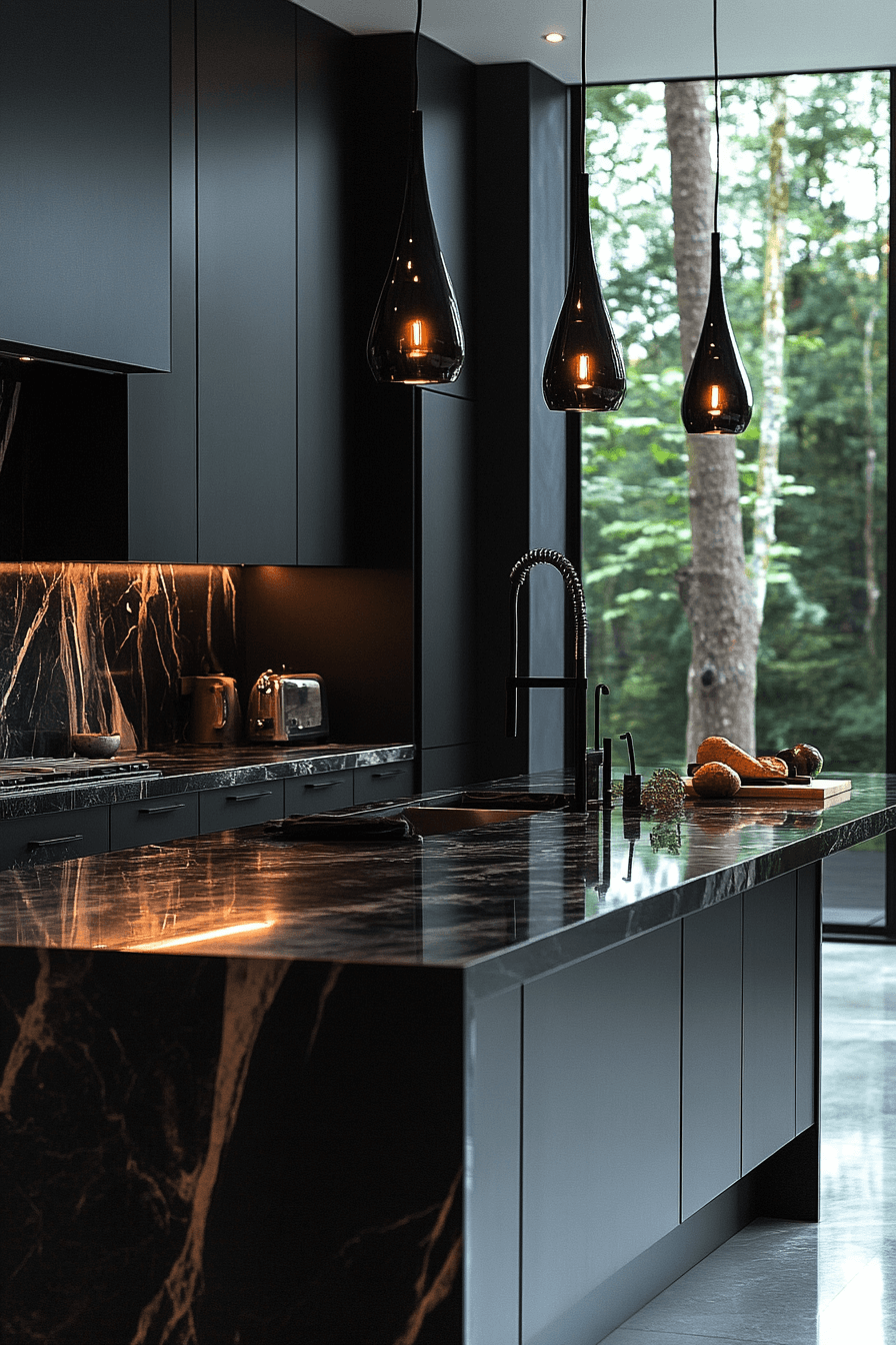 high gloss kitchen cabinets