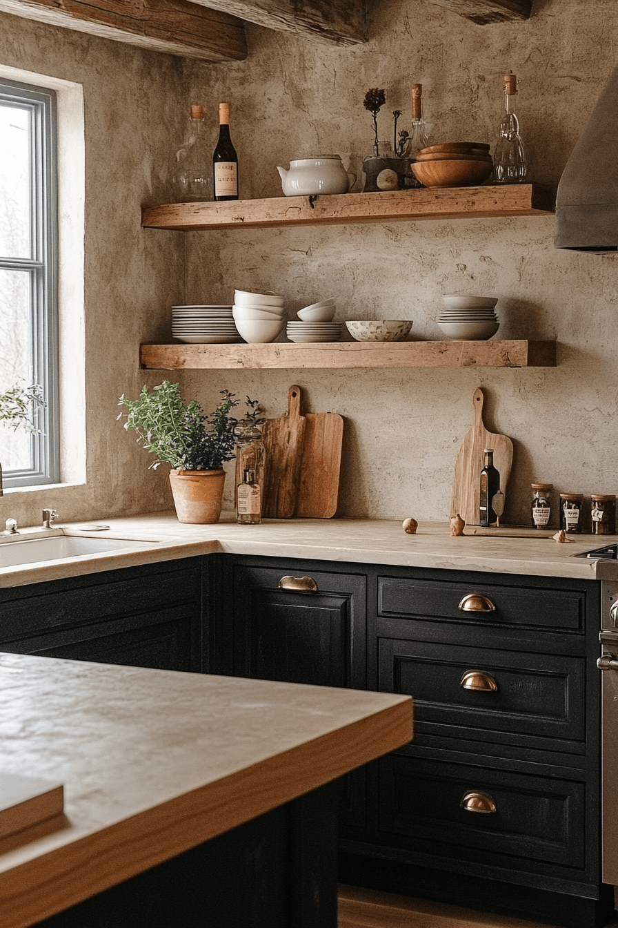 charcoal gray kitchen cabinets