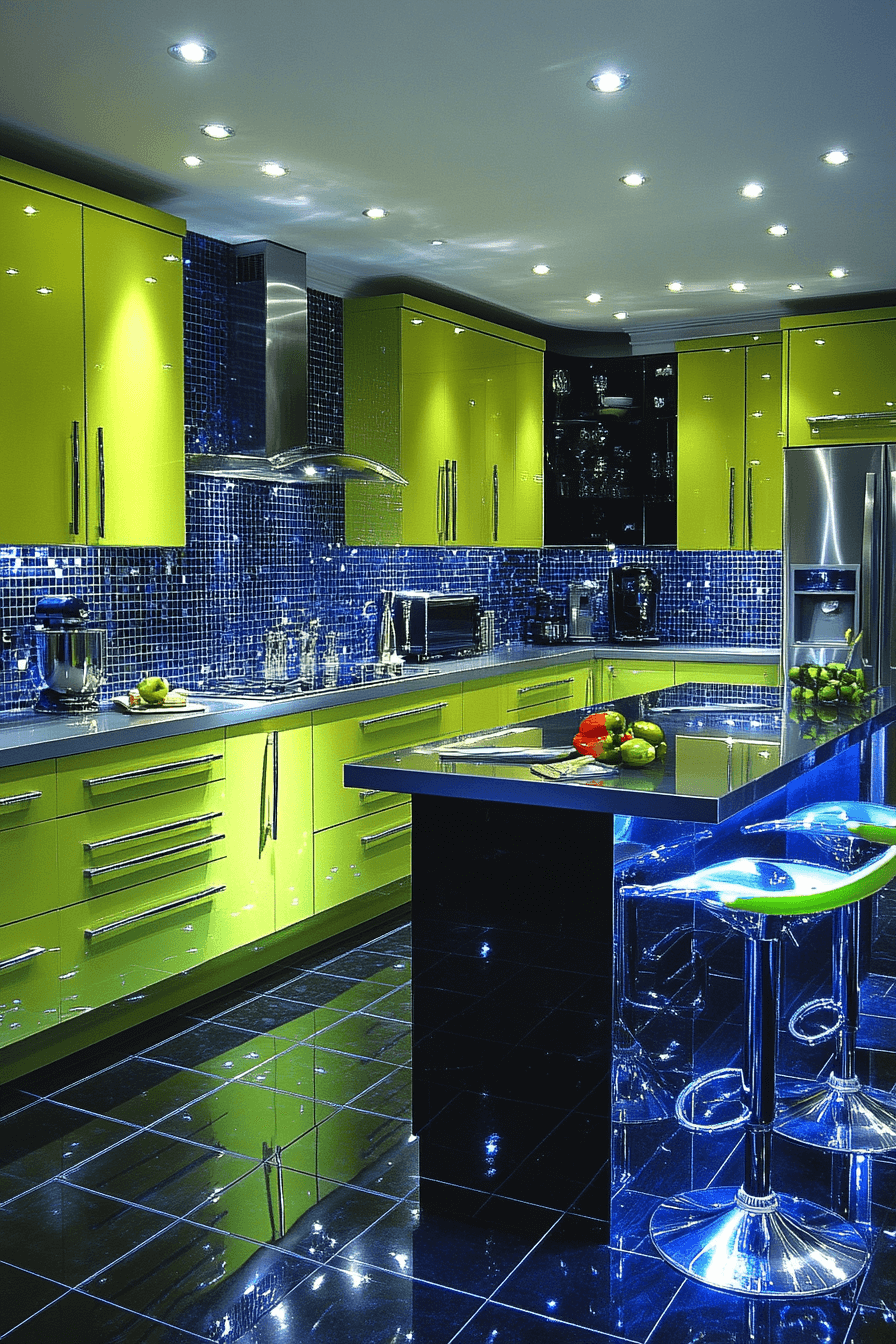 pewter green kitchen cabinets