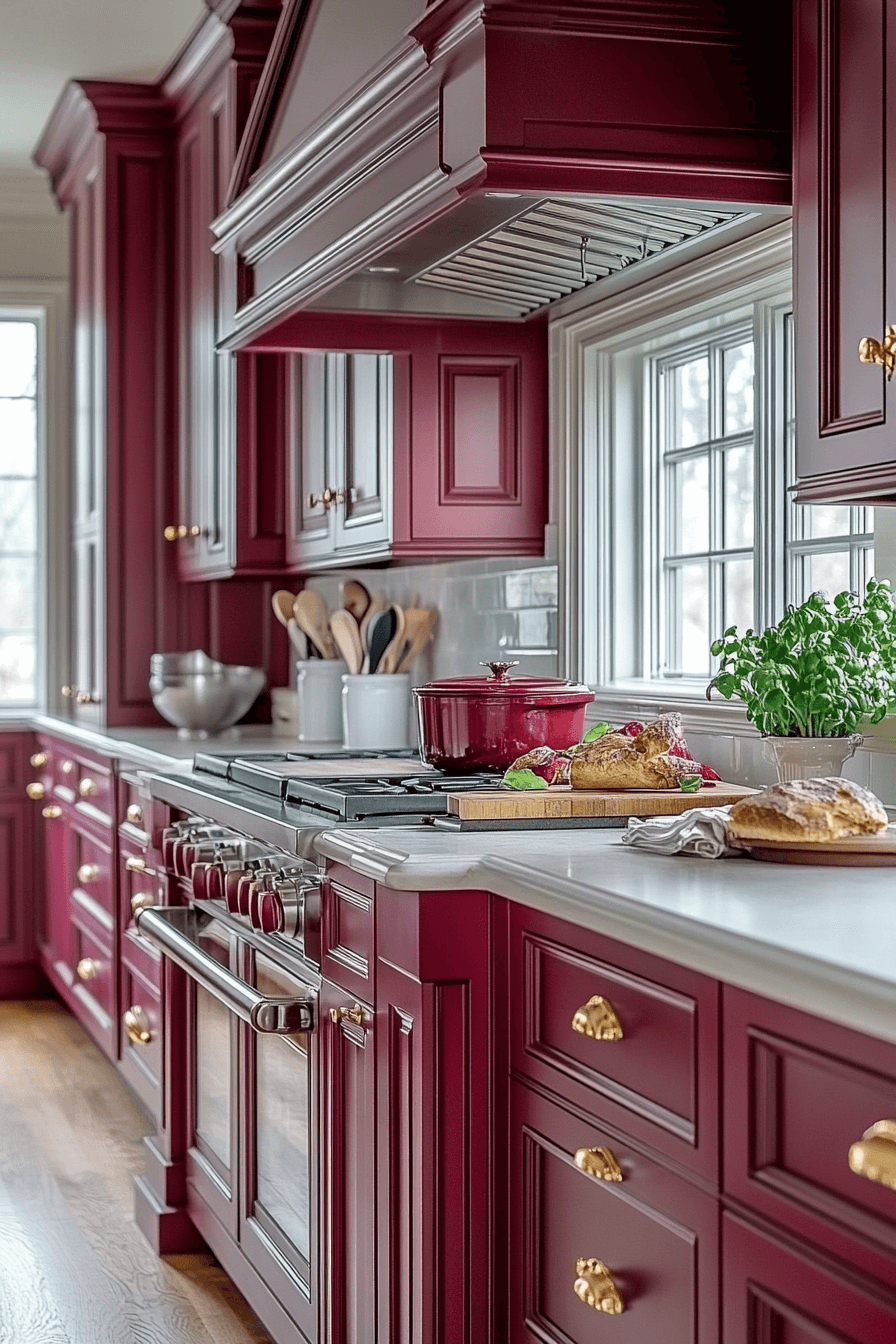 red oak kitchen cabinets