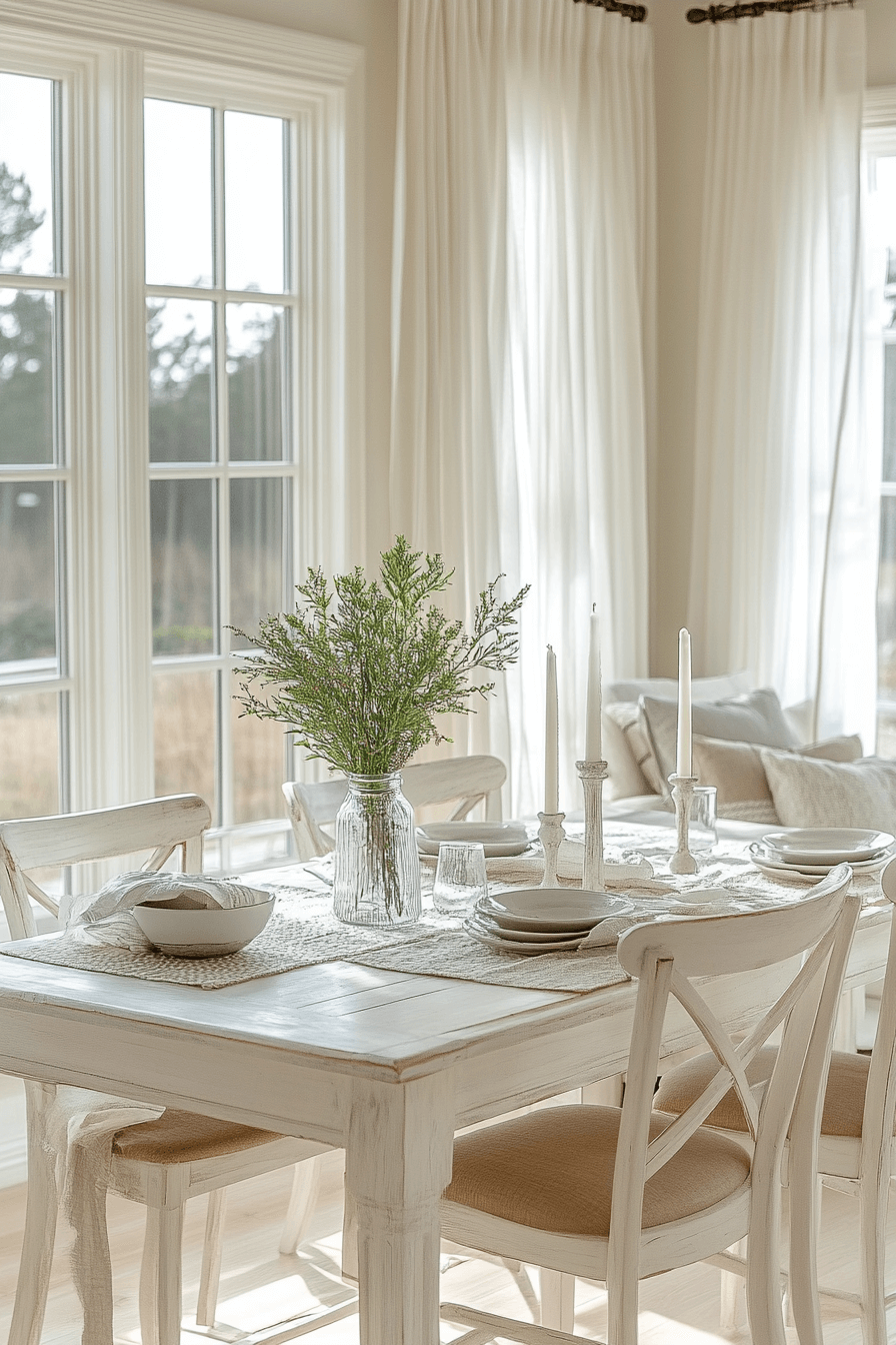 granny chic dining room