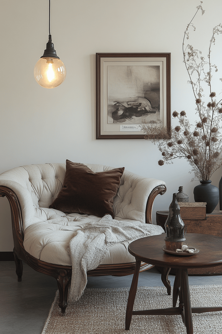 granny chic living room