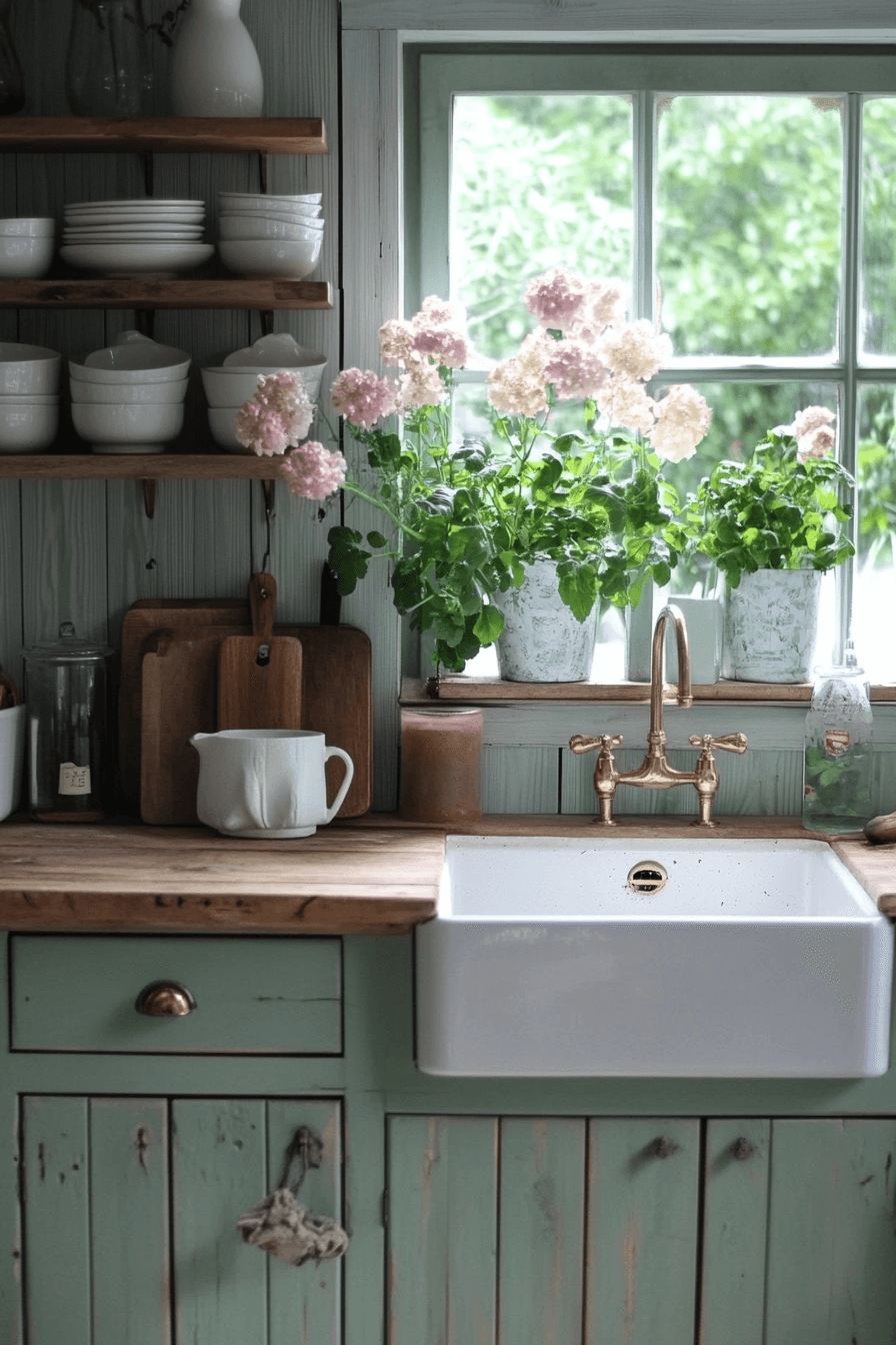 granny chic kitchen