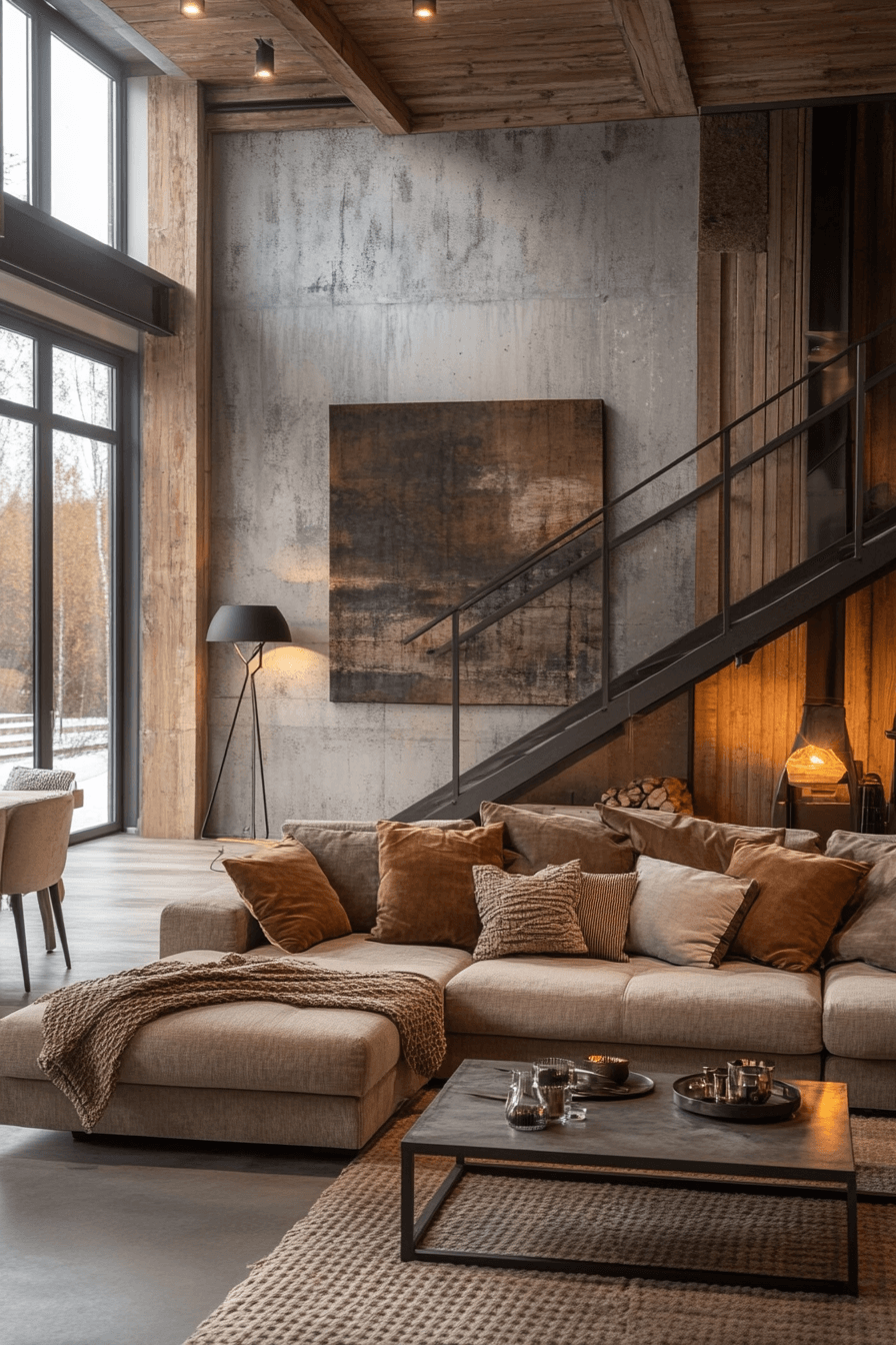 beige couch living room