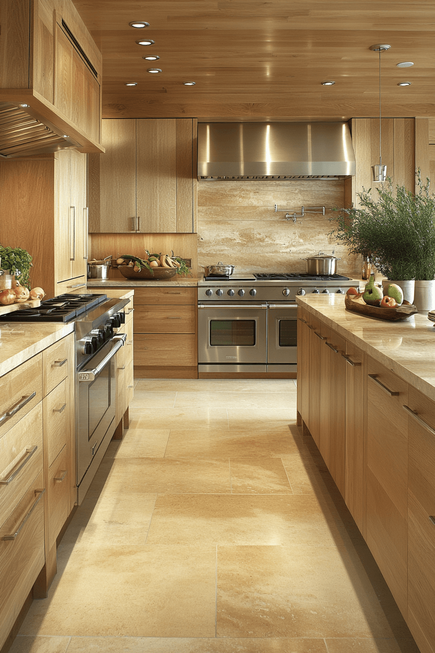 light maple kitchen cabinets