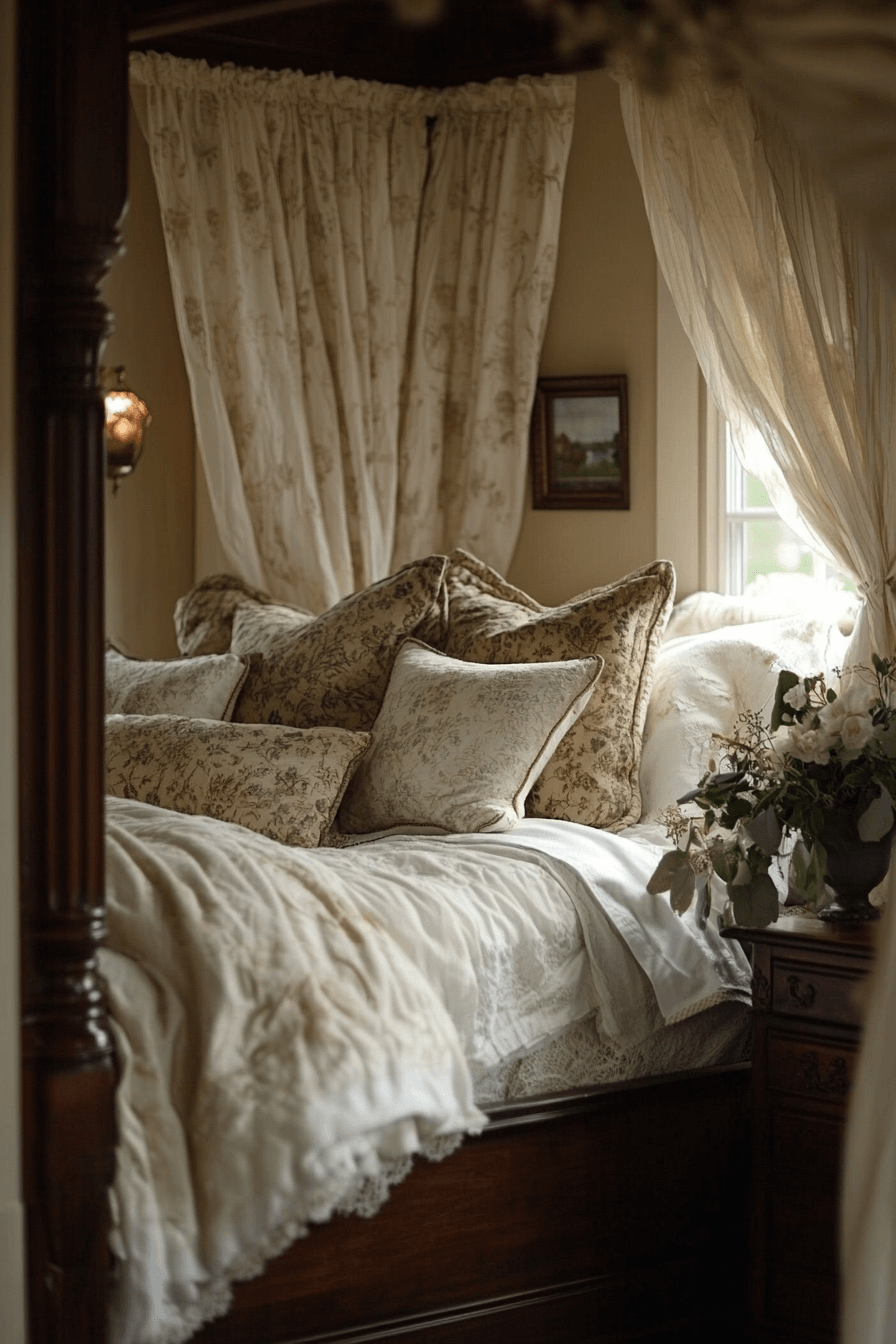 granny chic bedroom