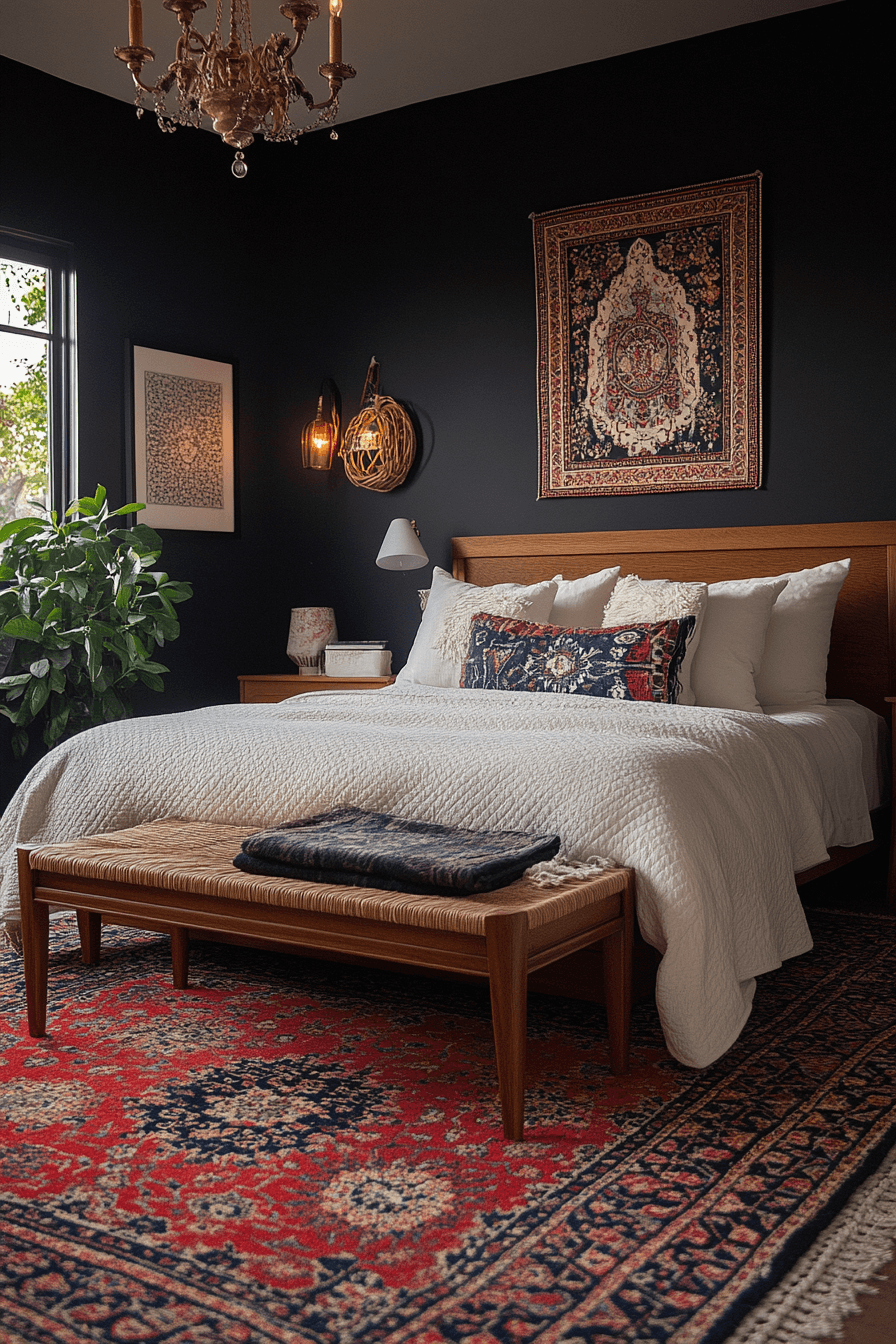 chambre boho chic