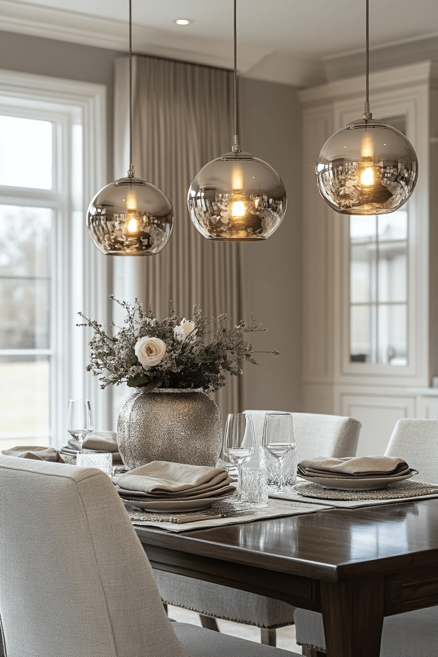 granny chic dining room