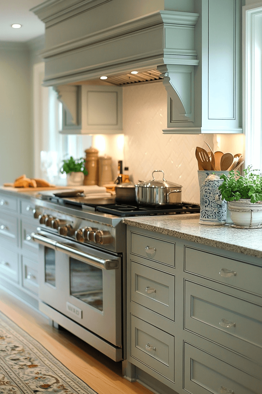 granny chic kitchen