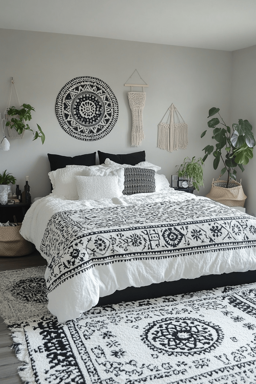 chambre boho chic