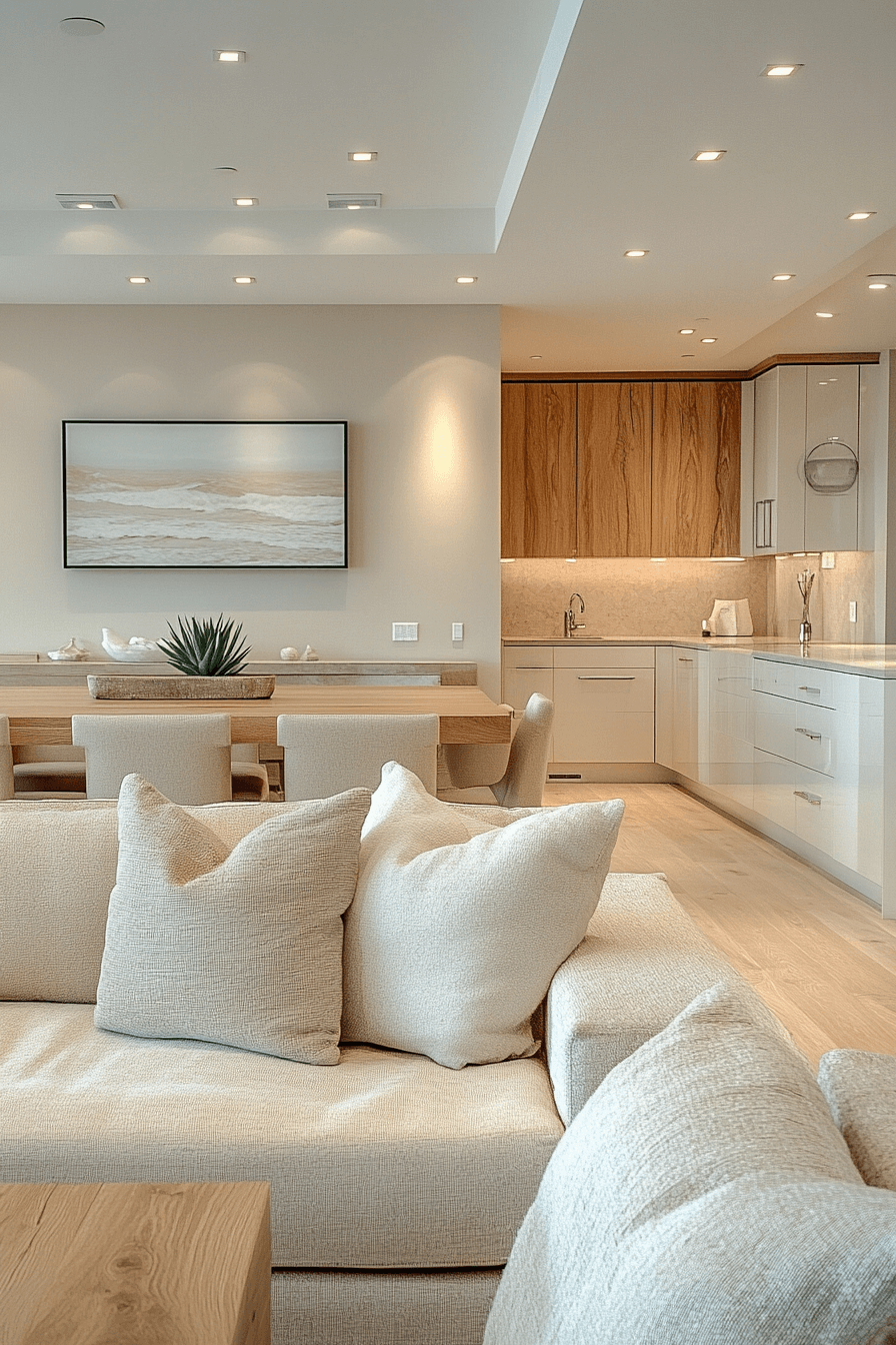 beige couch living room