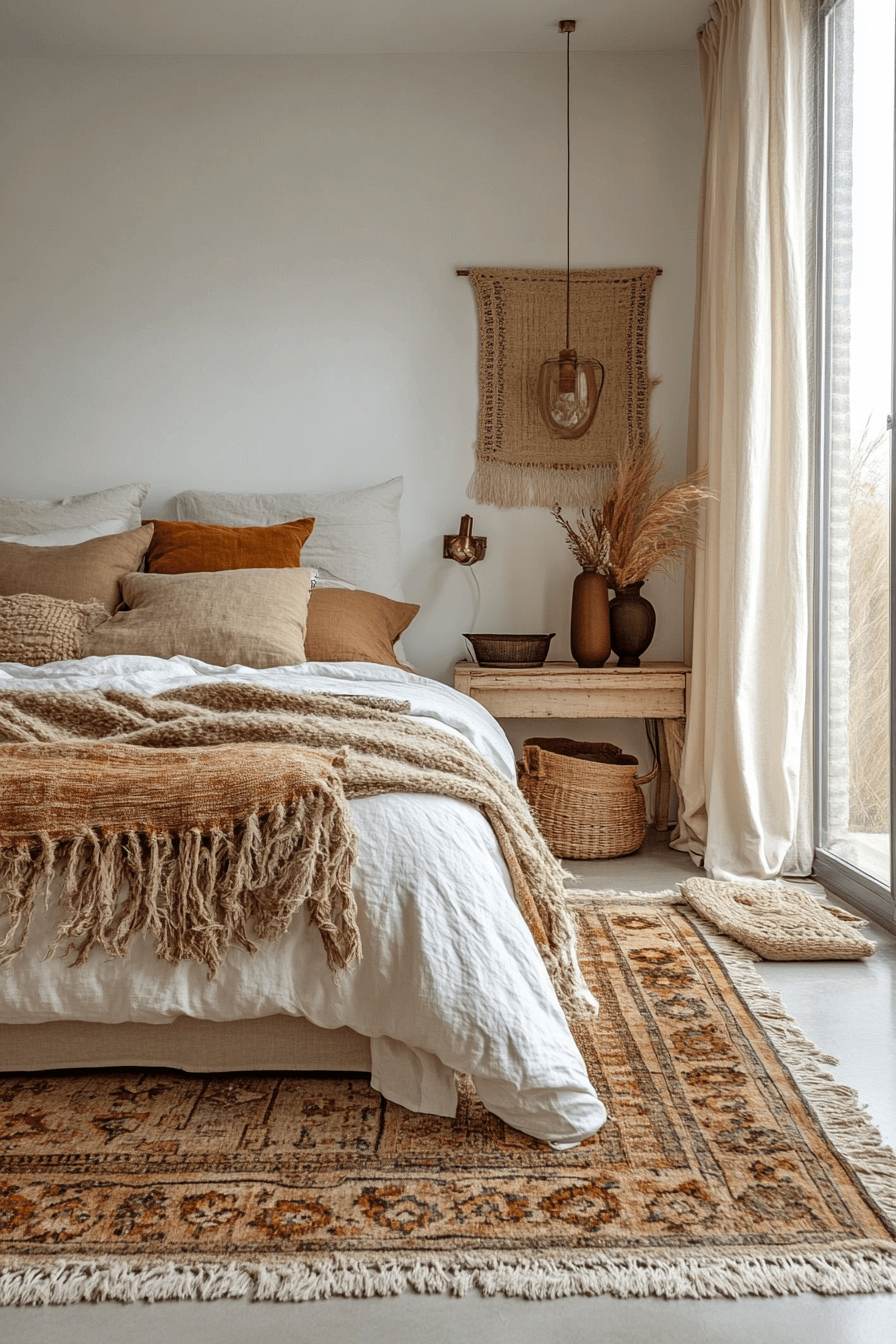 chambre boho chic