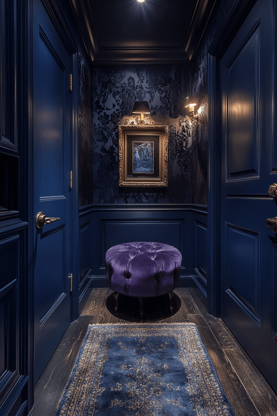 moody powder room