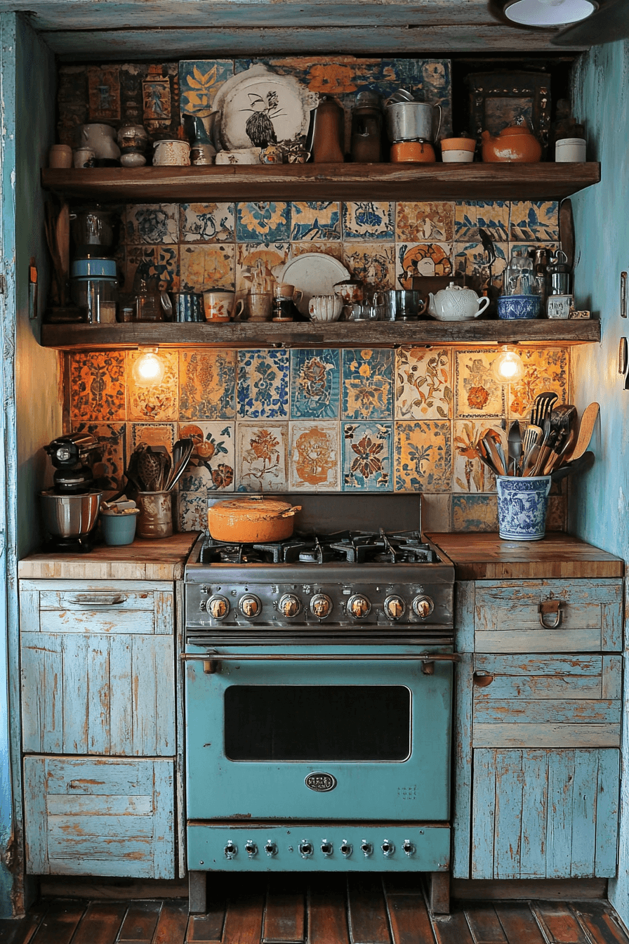 granny chic kitchen