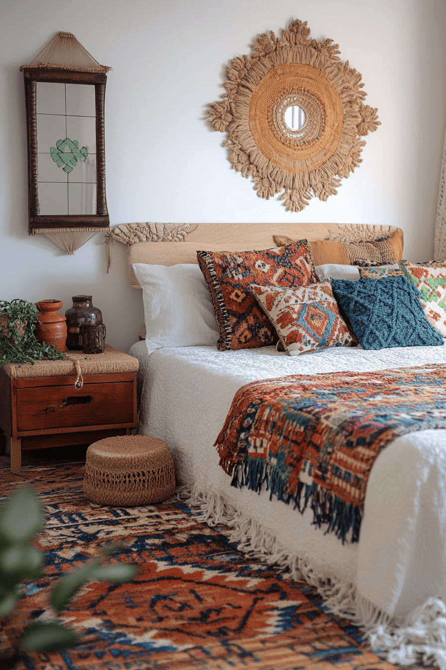 chambre boho chic