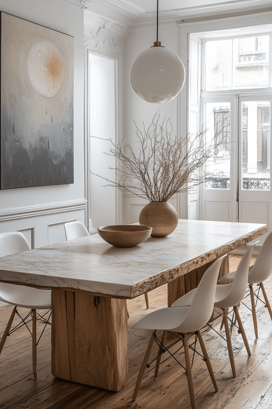granny chic dining room