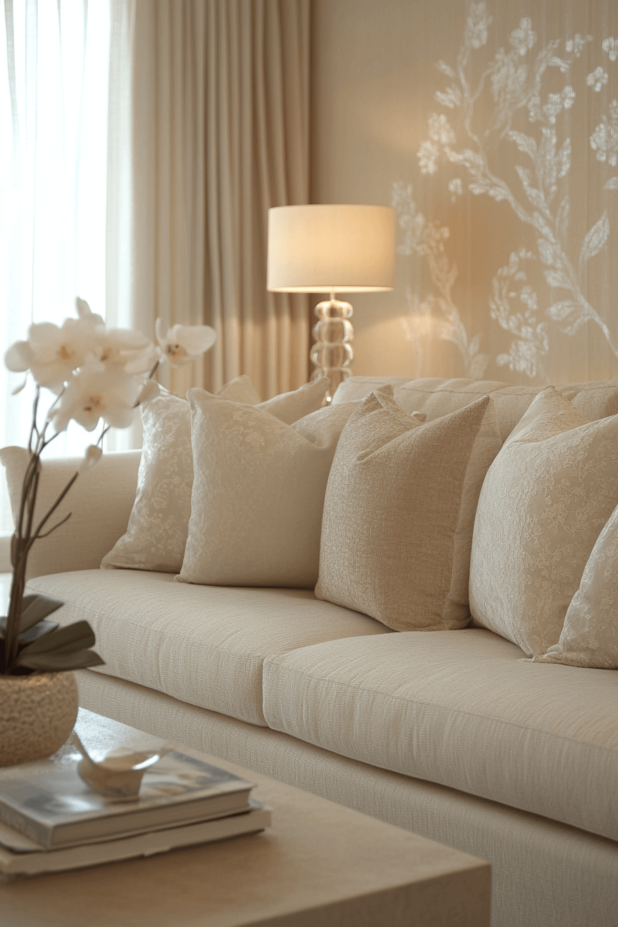 beige couch living room