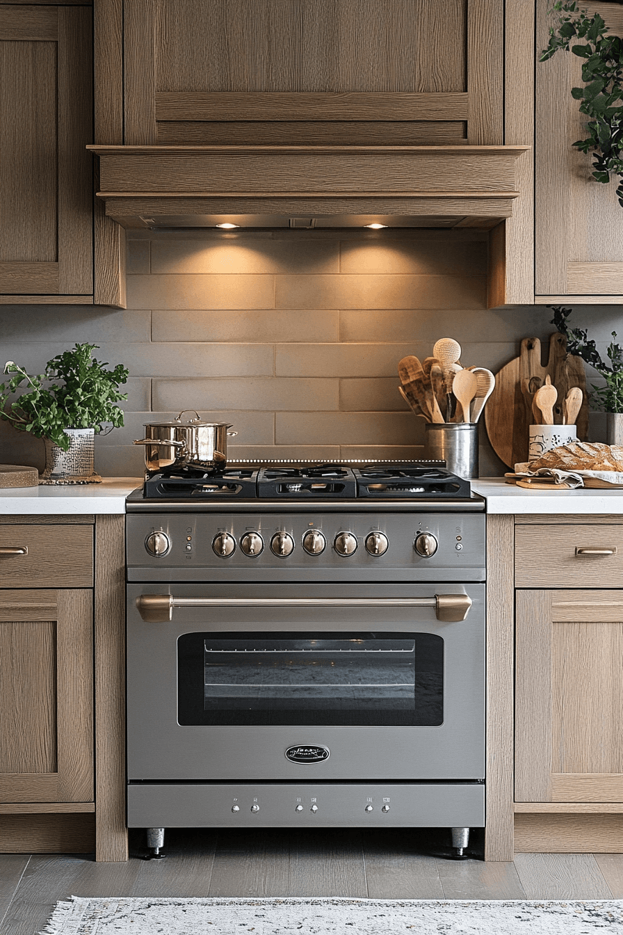 pale oak kitchen cabinets