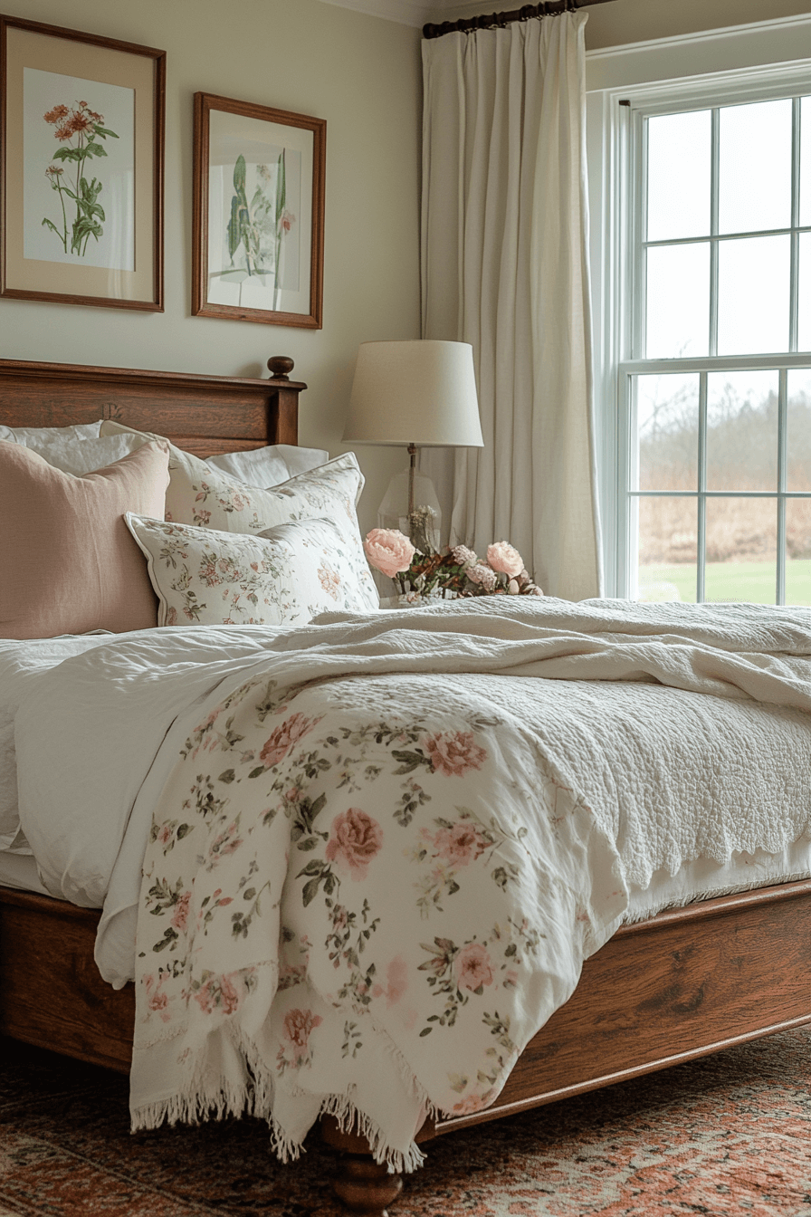 granny chic bedroom