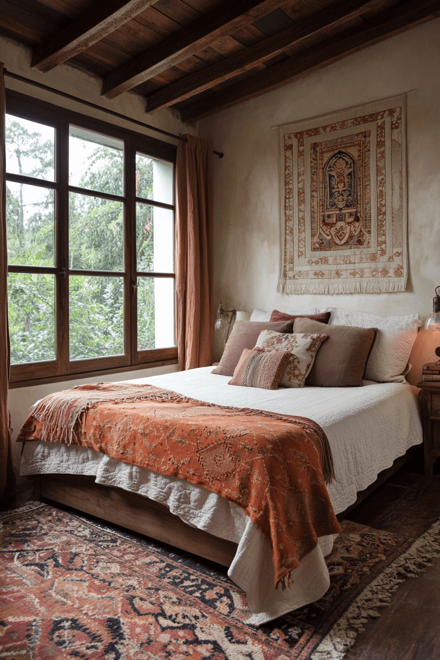 chambre boho chic