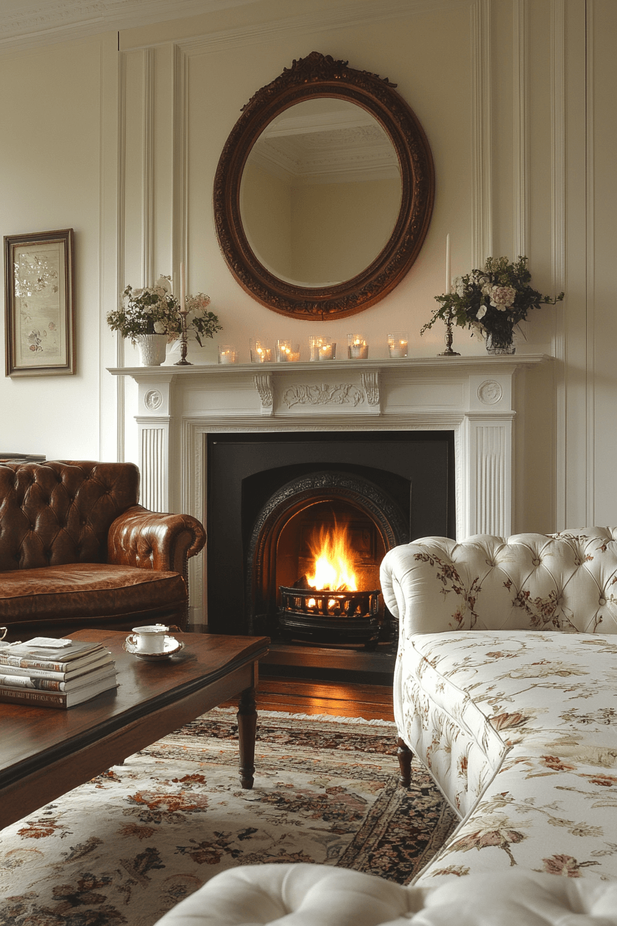 granny chic living room