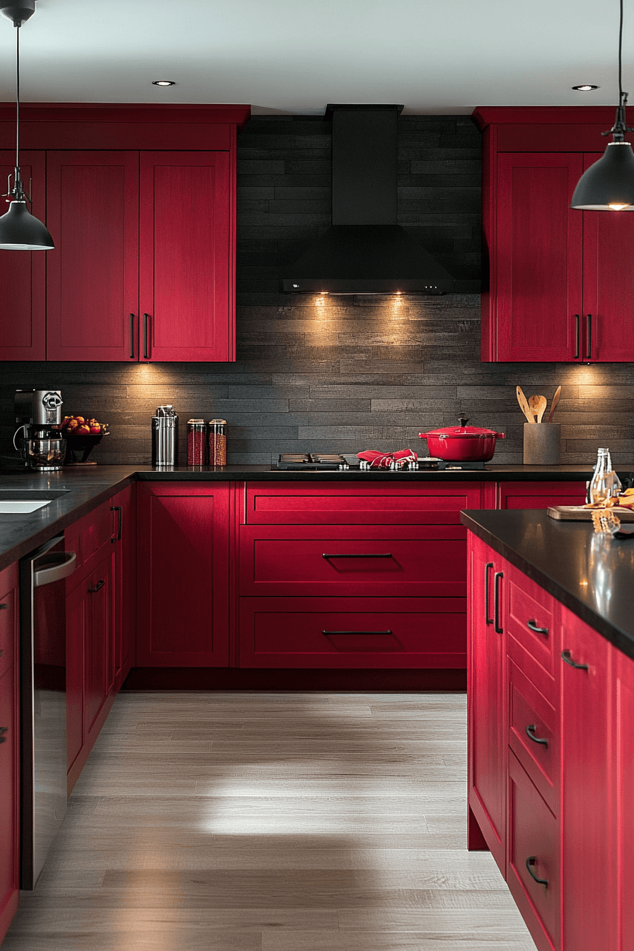 red oak kitchen cabinets