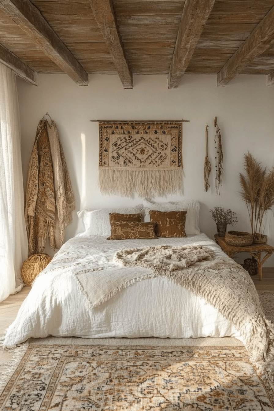 chambre boho chic