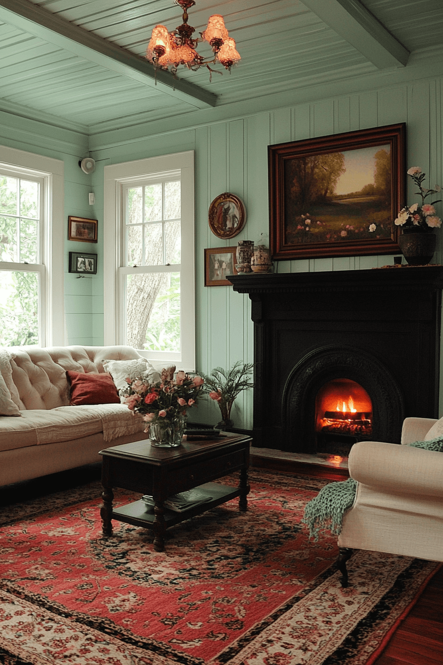 granny chic living room