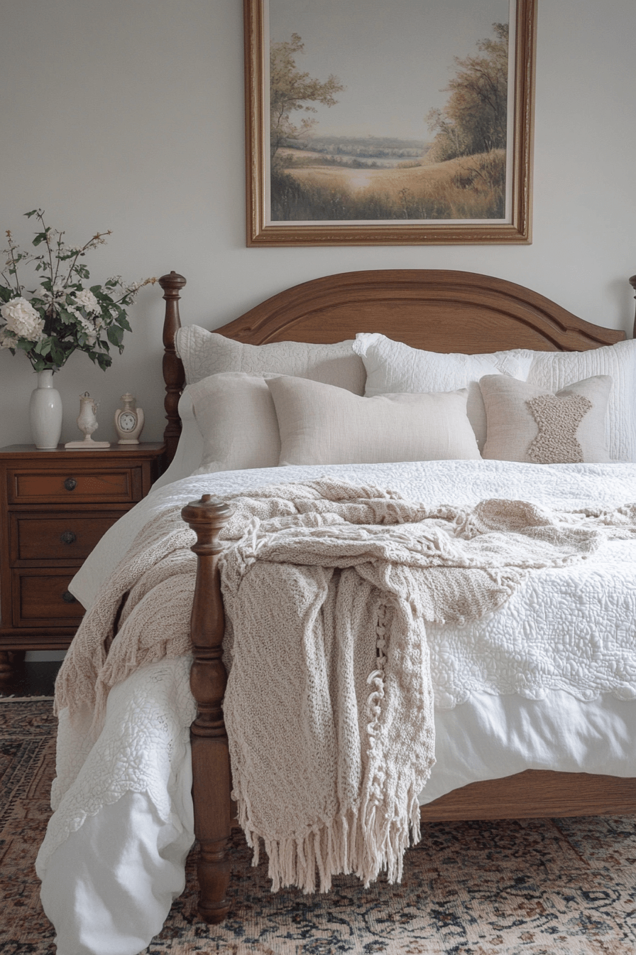 granny chic bedroom