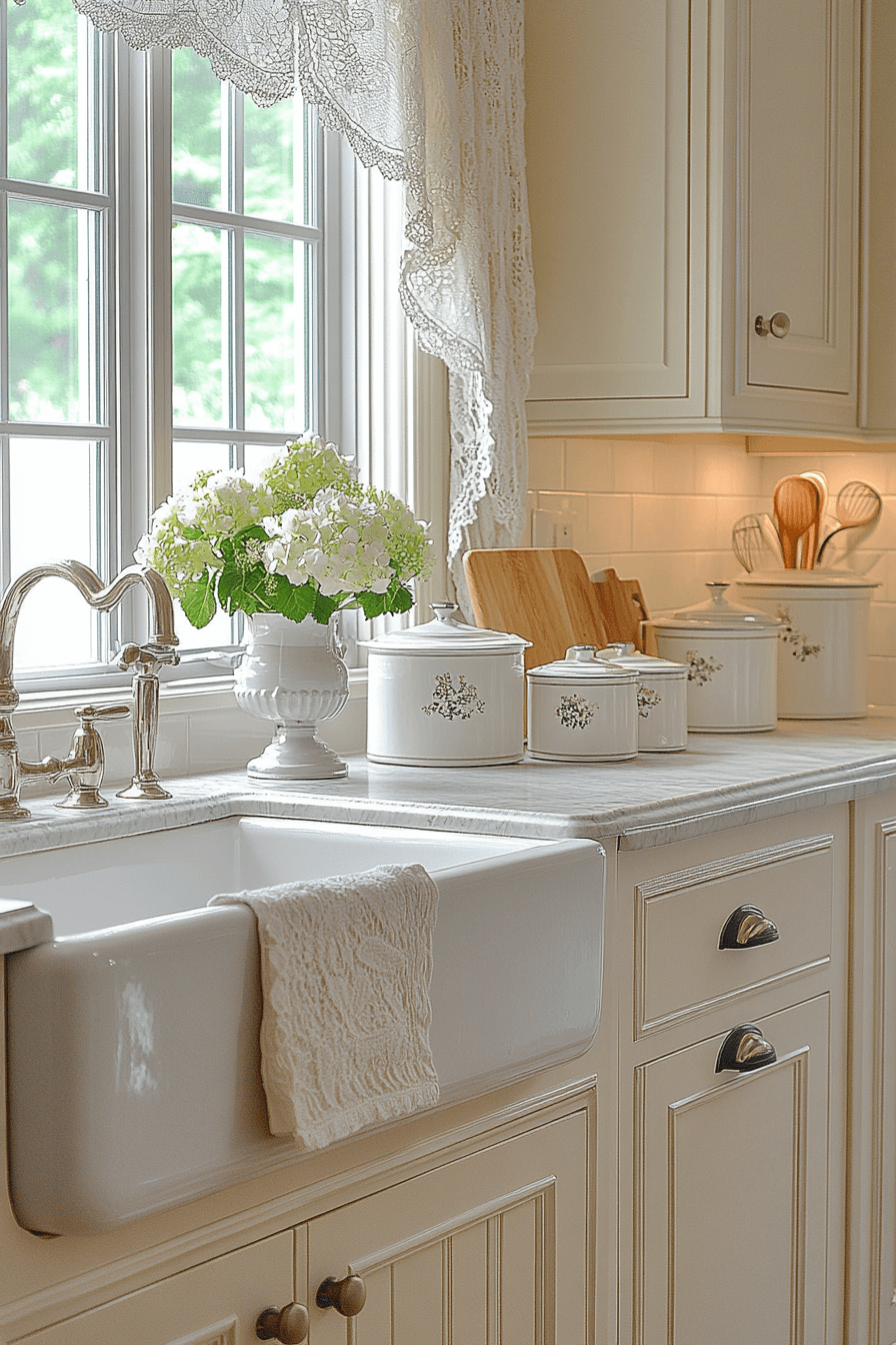 granny chic kitchen