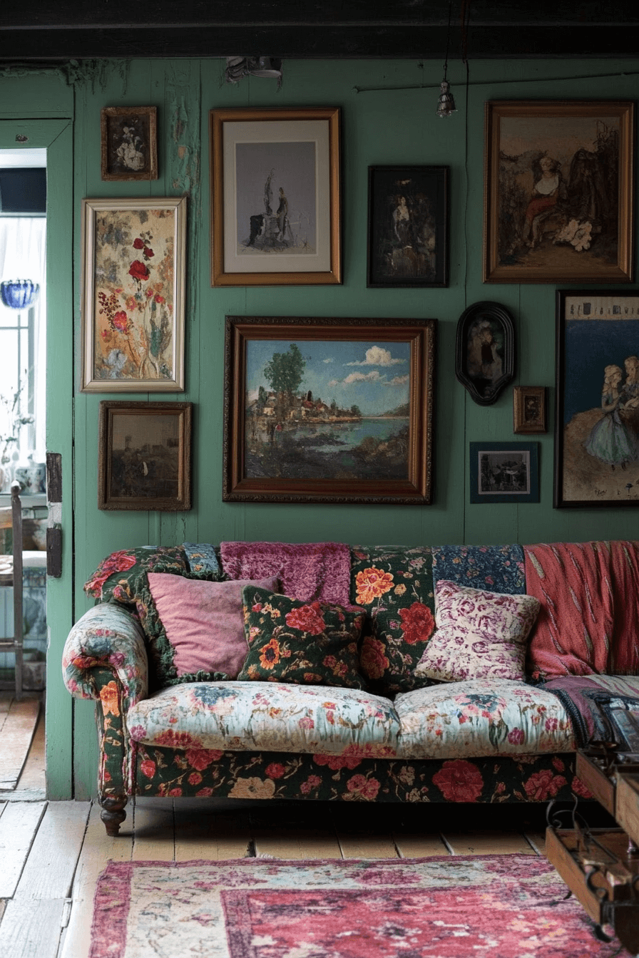 granny chic living room