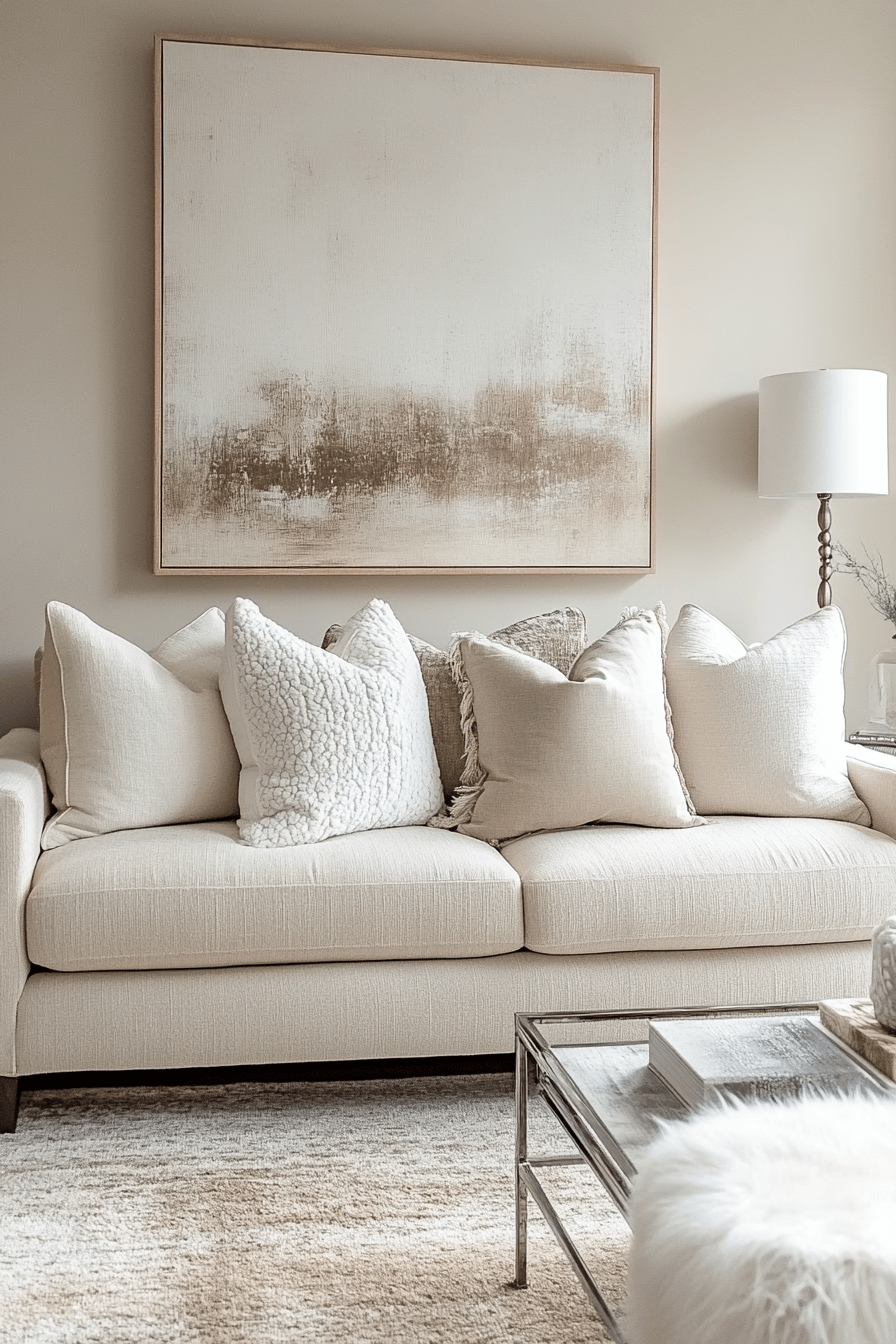 beige couch living room