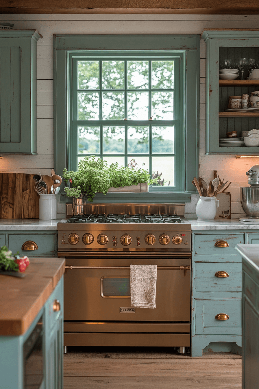 granny chic kitchen