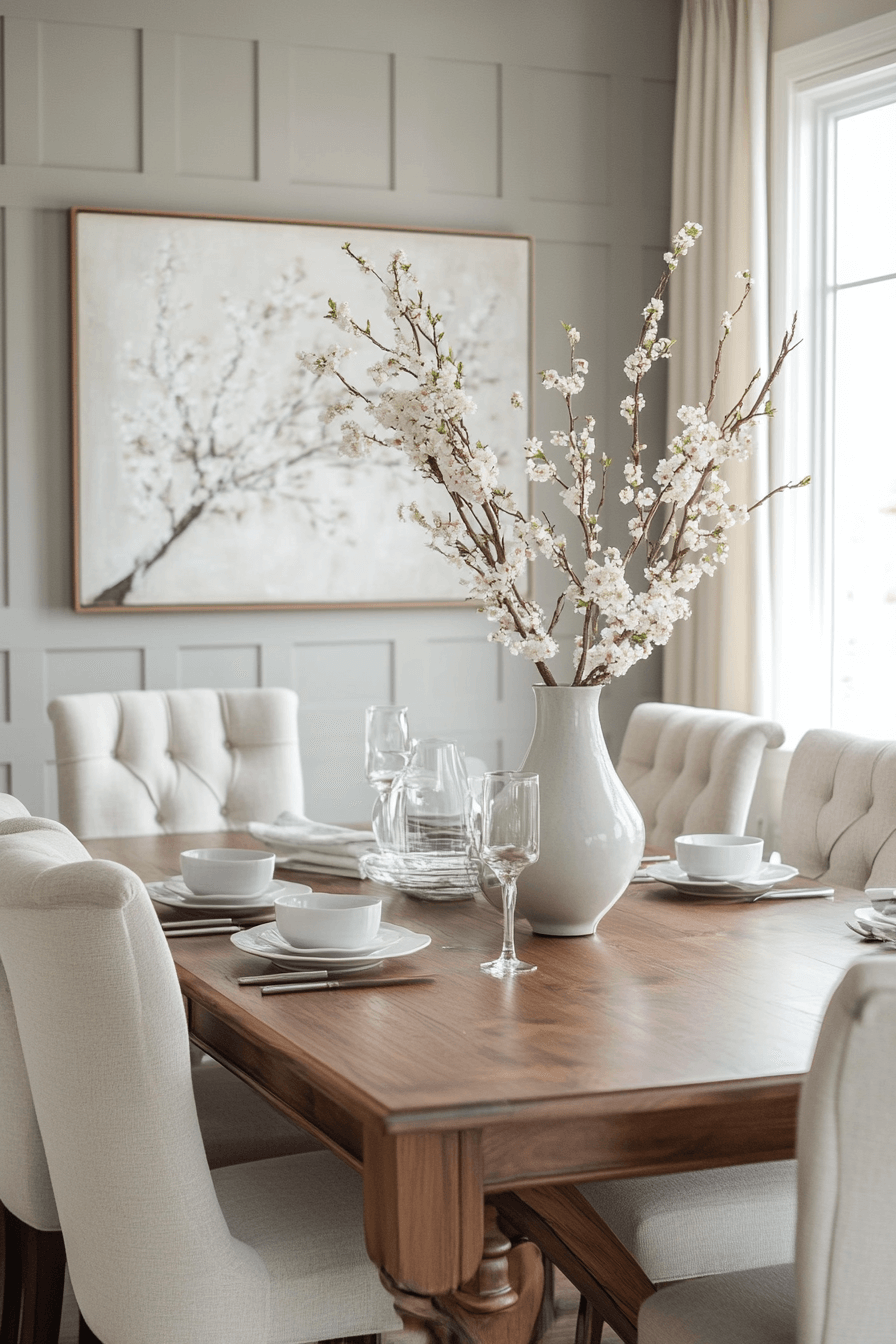 granny chic dining room