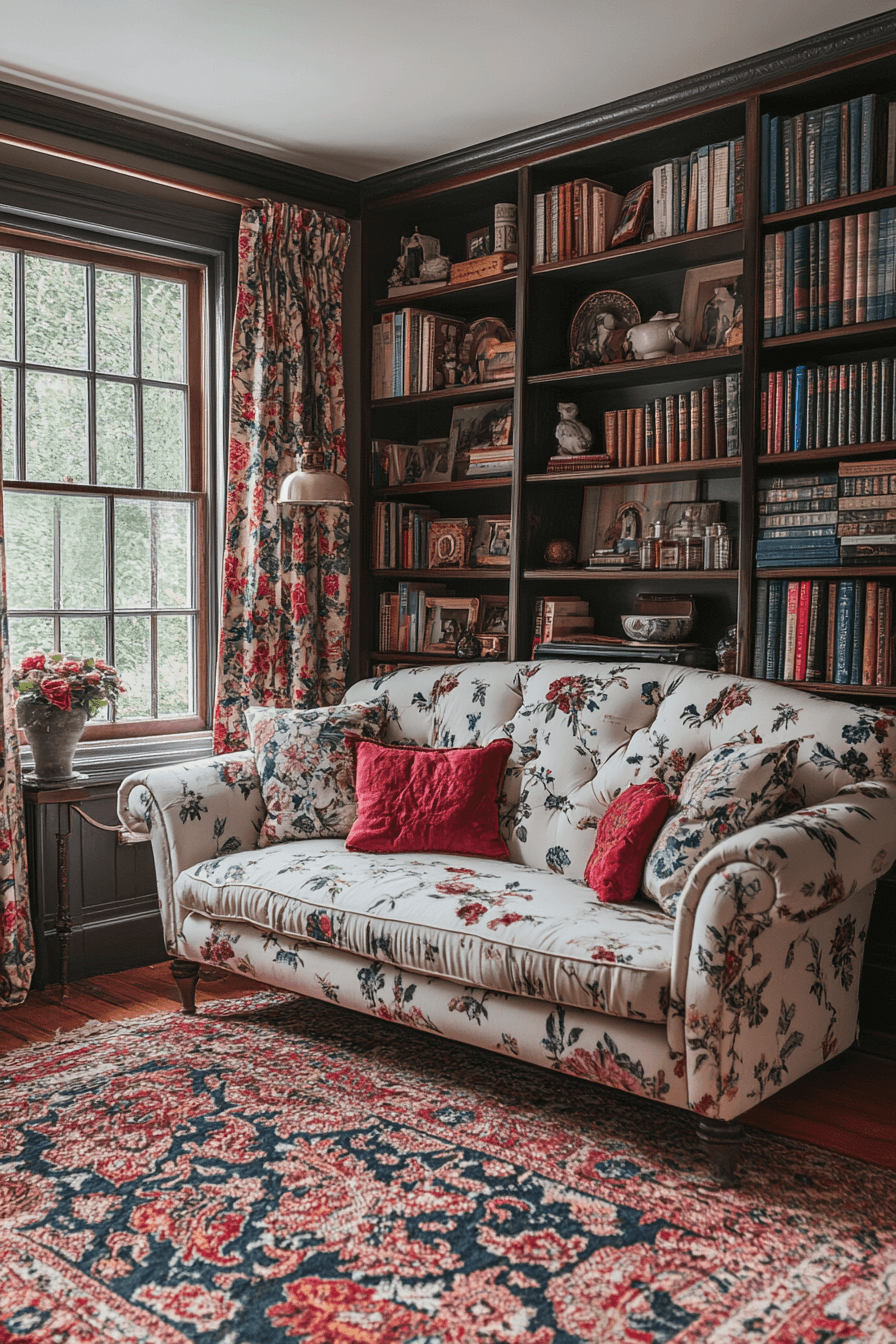 granny chic living room
