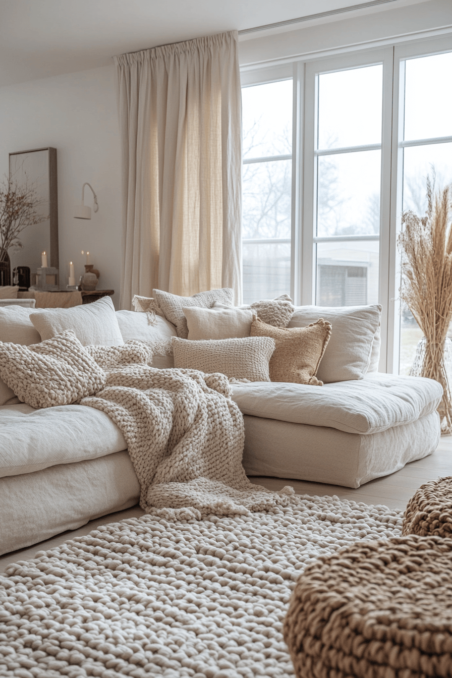 beige couch living room