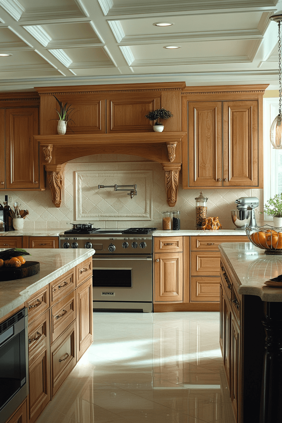 light oak kitchen cabinets