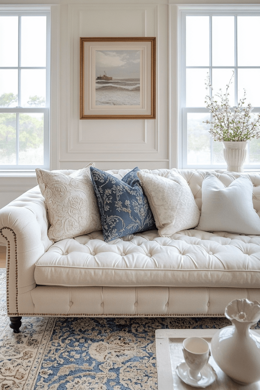 granny chic living room