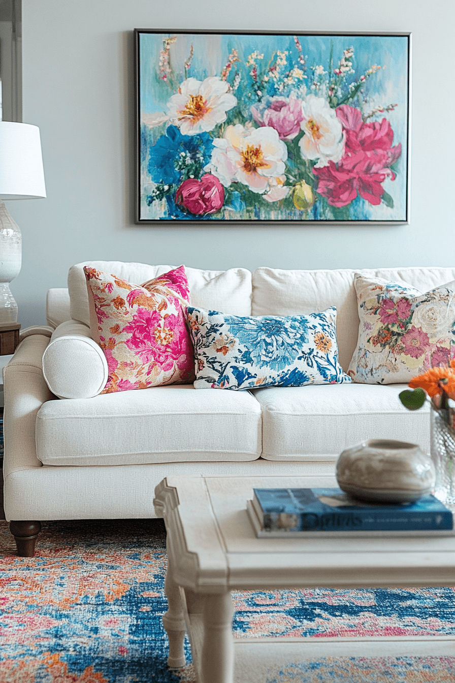 granny chic living room