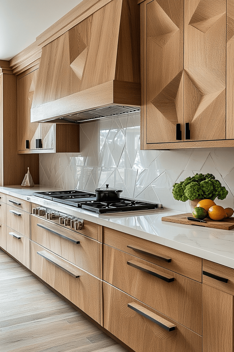 light oak kitchen cabinets