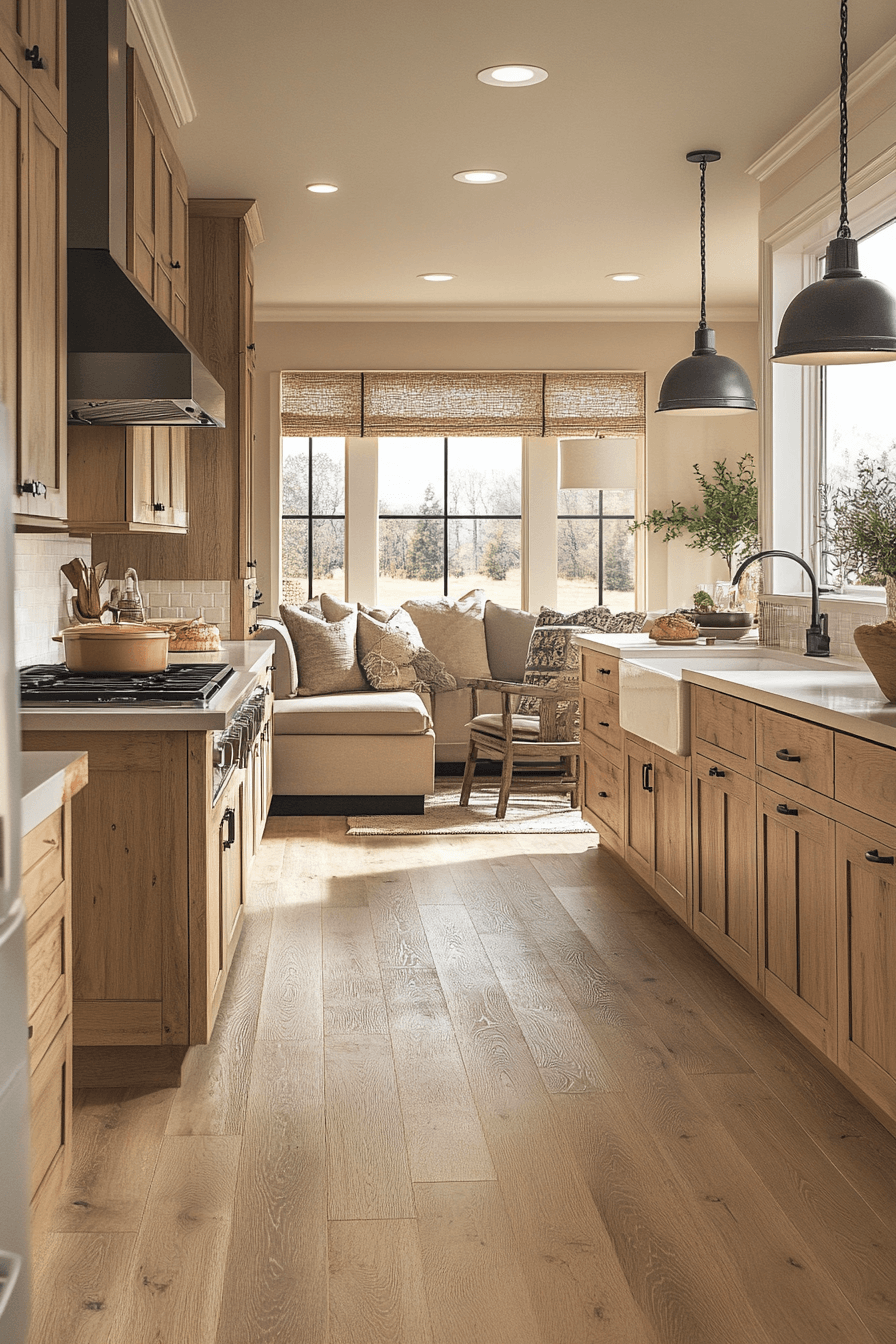 red oak kitchen cabinets