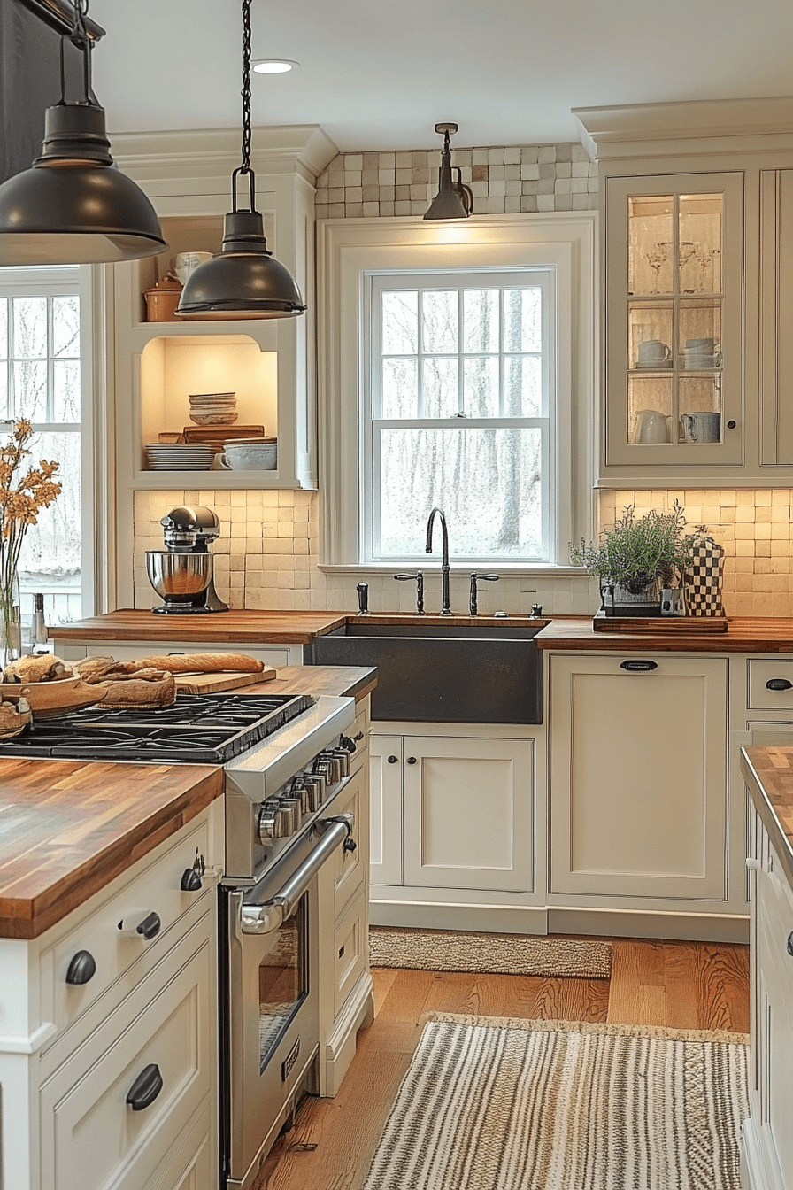 granny chic kitchen